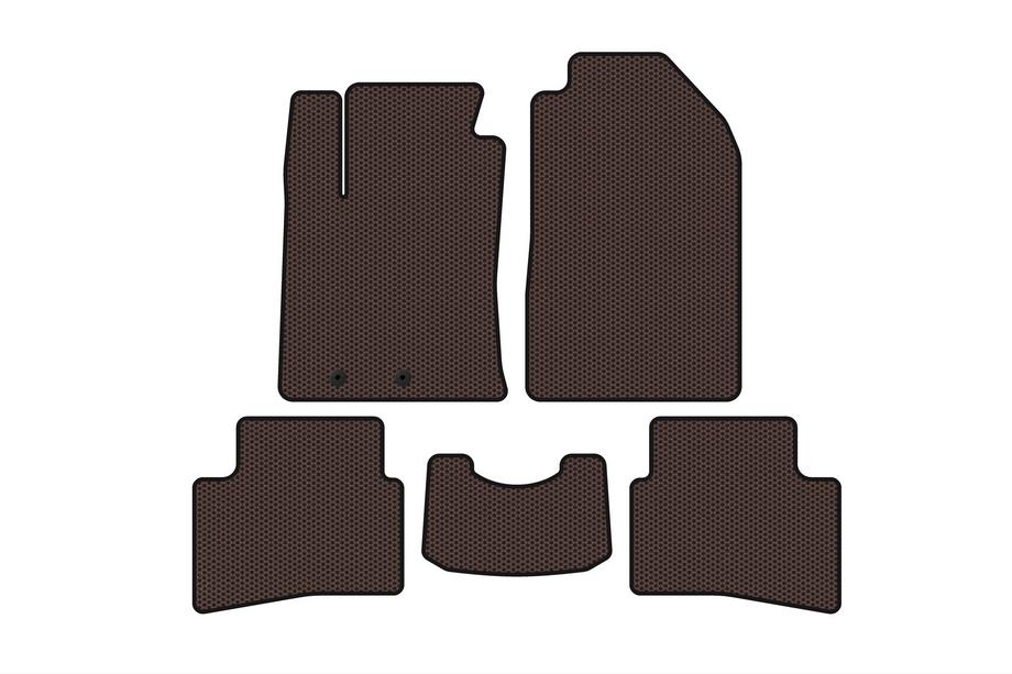 Kia Stonic 2017– Gumijasti tepihi Carsuit (2017-2019, rjavi) Image