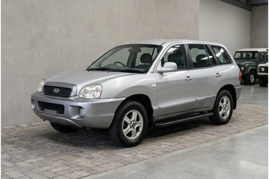 Hyundai Santa Fe 1 2000–2006 Bočne stopnice Allmond Black (2 kosa, aluminij) Image
