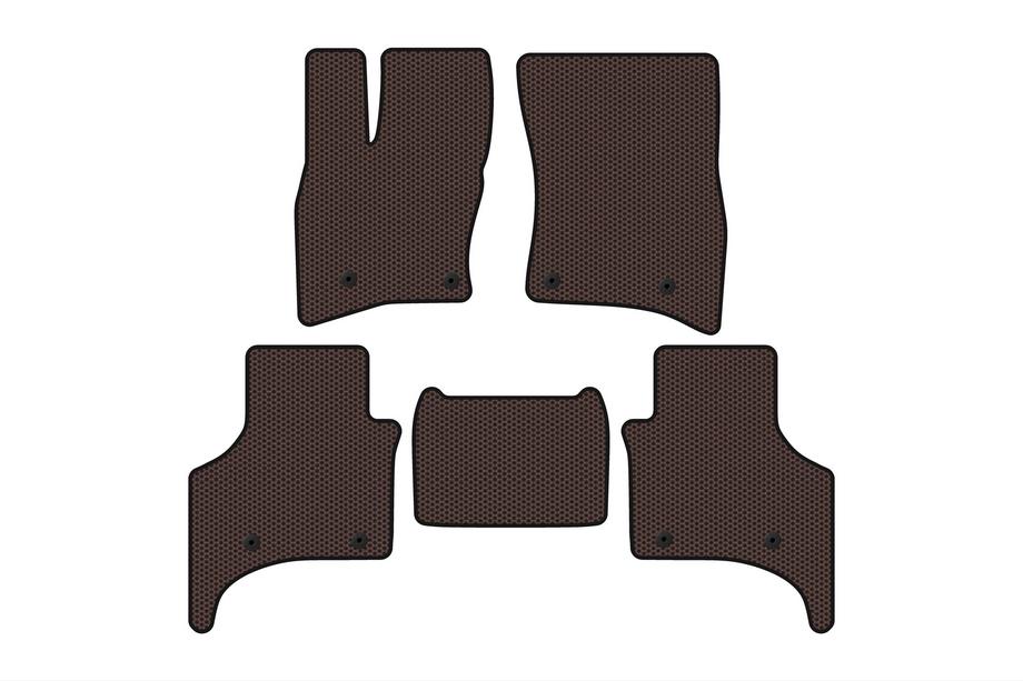 Land Rover Defender 2019– Gumijasti avtomobilski tepihi Carsuit (5-vratni, rjavi) Image