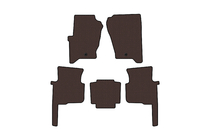 Land Rover Discovery III 2004–2009 Gumijasti tepihi Carsuit (Rjavi) fotografija 1