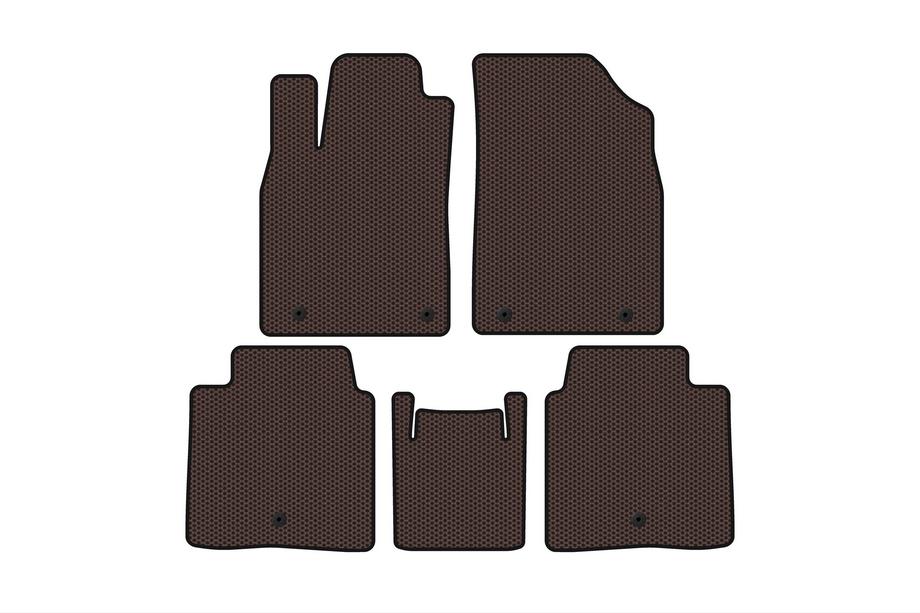 Lexus ES 2012–2018 Gumijasti tepihi Carsuit (SD, Hybrid, rjavi) Image