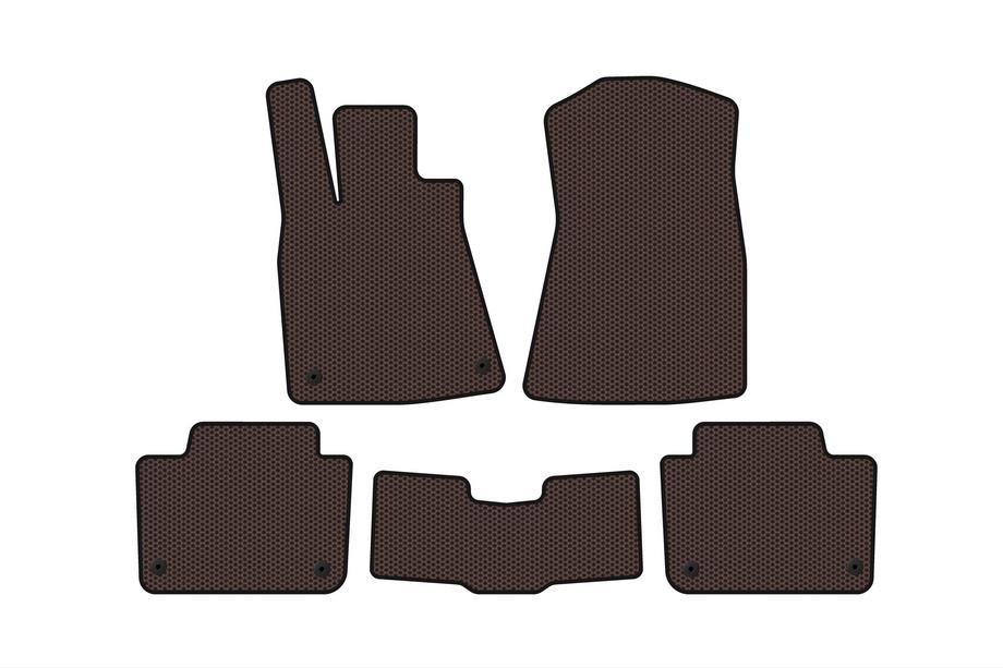 Lexus GS 2005–2011 Gumijasti tepihi za avto Carsuit (SD, rjavi) Image