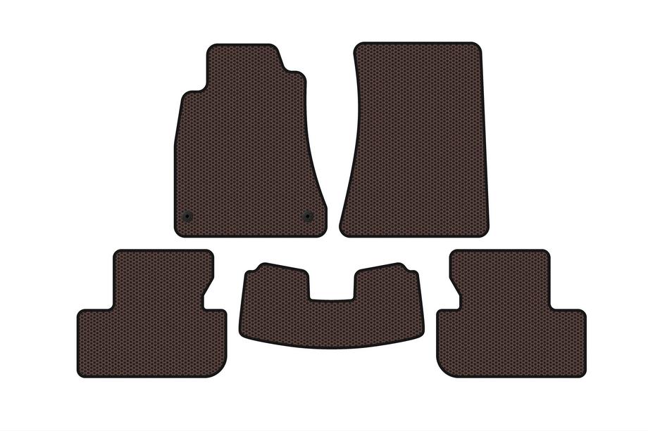 Lexus IS 2005–2013 Gumijaste preproge za avto Carsuit (SD, 2WD, rjave) Image