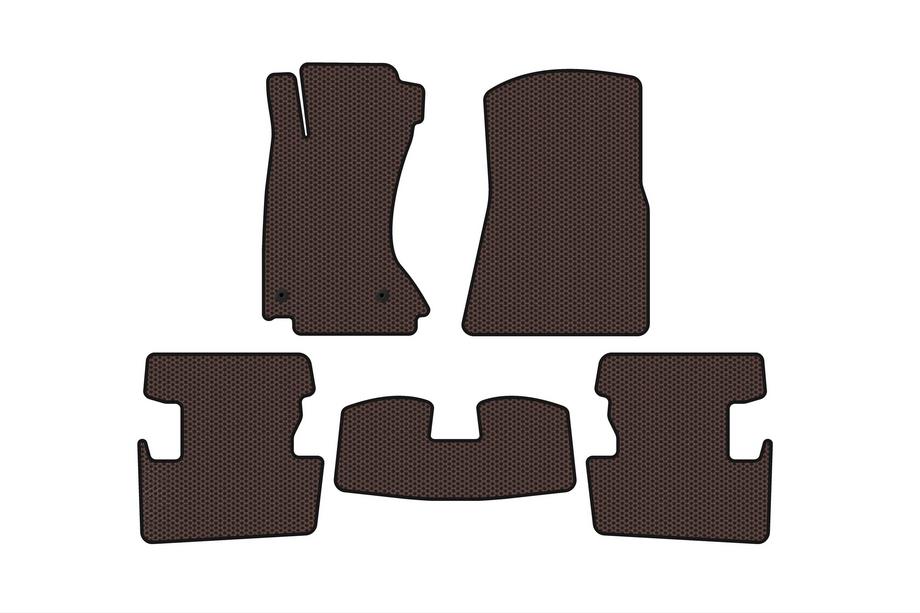 Lexus IS 2005–2013 Carsuit gumijasti avtomobilski tepihi (4x4, rjavi) Image
