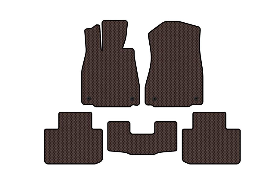 Lexus IS 2013– Gumijasti tepihi Carsuit (2WD, rjavi) Image