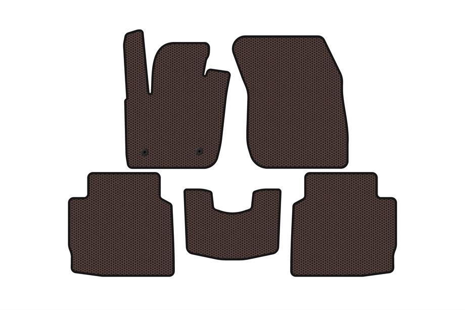 Lincoln MKZ 2012–2020 Gumijasti tepihi Carsuit (2016-2020, SD, rjavi) Image