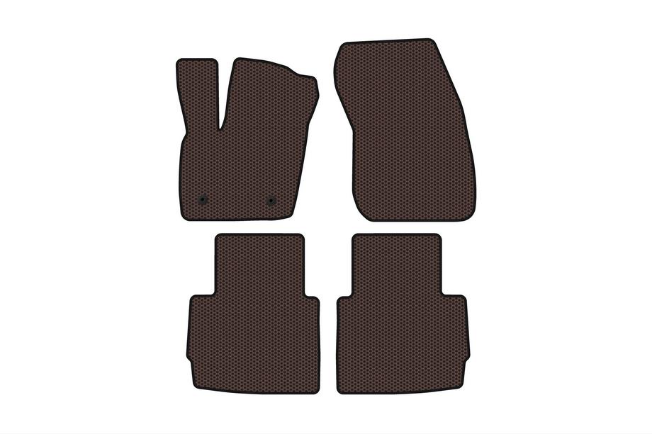 Lincoln MKZ 2012–2020 Gumijasti tepihi Carsuit (Rjavi) Image