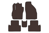 Mazda 5 2005–2009 Carsuit gumijasti tepihi za avto (2 vrsti, 7-sedežni, rjavi) fotografija 1