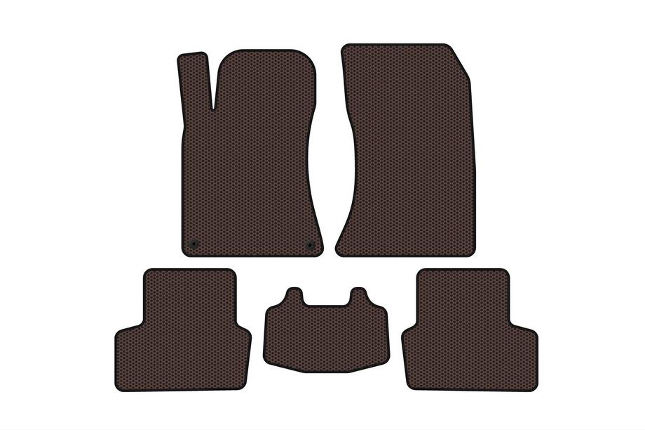 Mercedes CLA C117 2013–2019 Gumijasti tepihi za avto Carsuit (SD, rjavi) Image