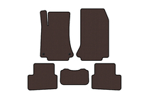Smart 1998–2007 Gumijasti tepihi Carsuit (2003-2007, Coupe, rjavi) fotografija 1
