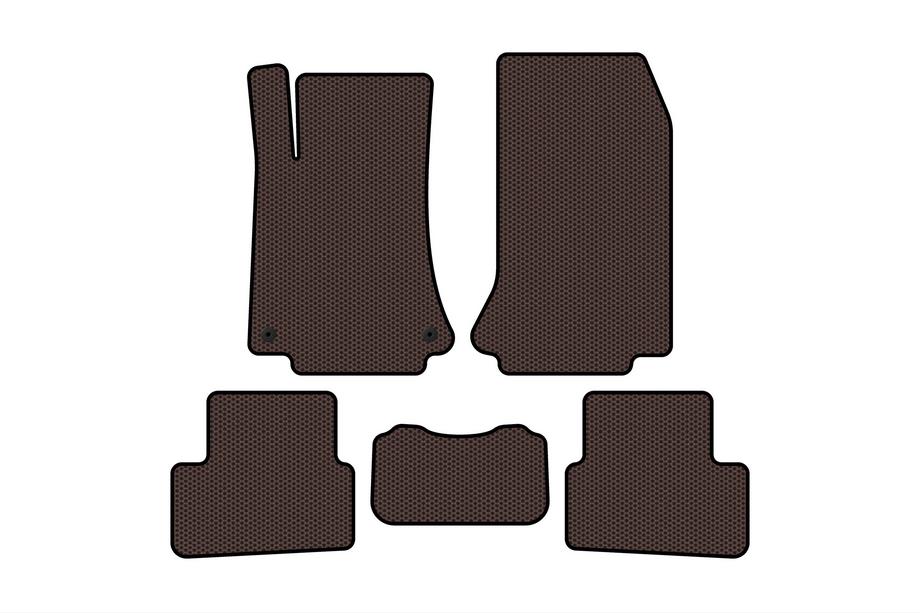 Smart 1998–2007 Gumijasti tepihi Carsuit (2003-2007, Coupe, rjavi) Image