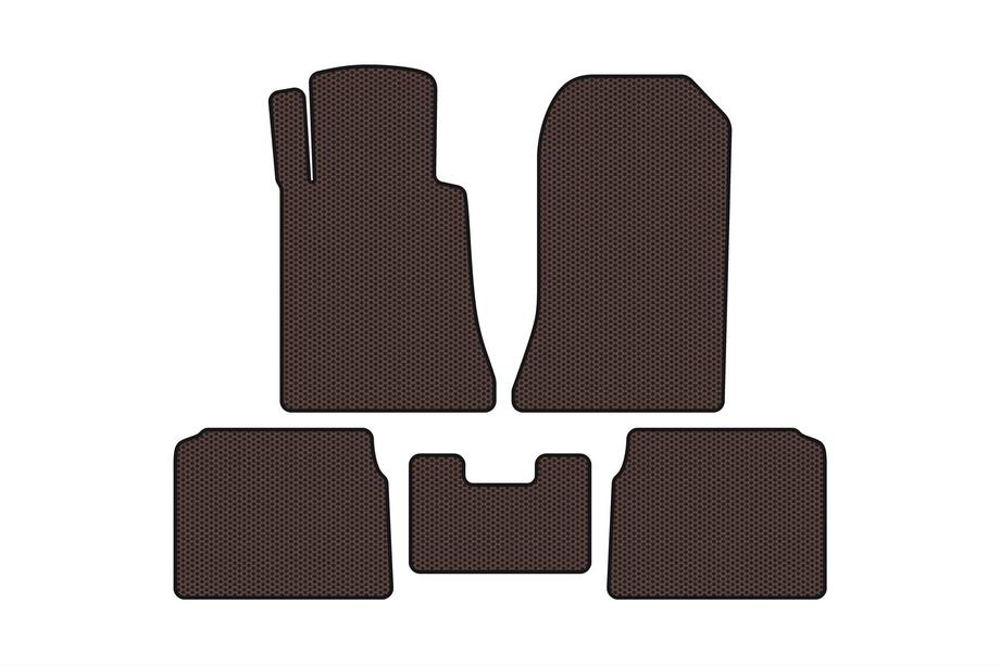 Mercedes E-class W124 1984–1997 Gumijasti tepihi za avto Carsuit (SD, rjavi) Image