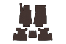 Mercedes A-class W169 2004–2012 Gumijasti tepihi Carsuit (2004-2008, HB, 5-vratni, rjavi) fotografija 1