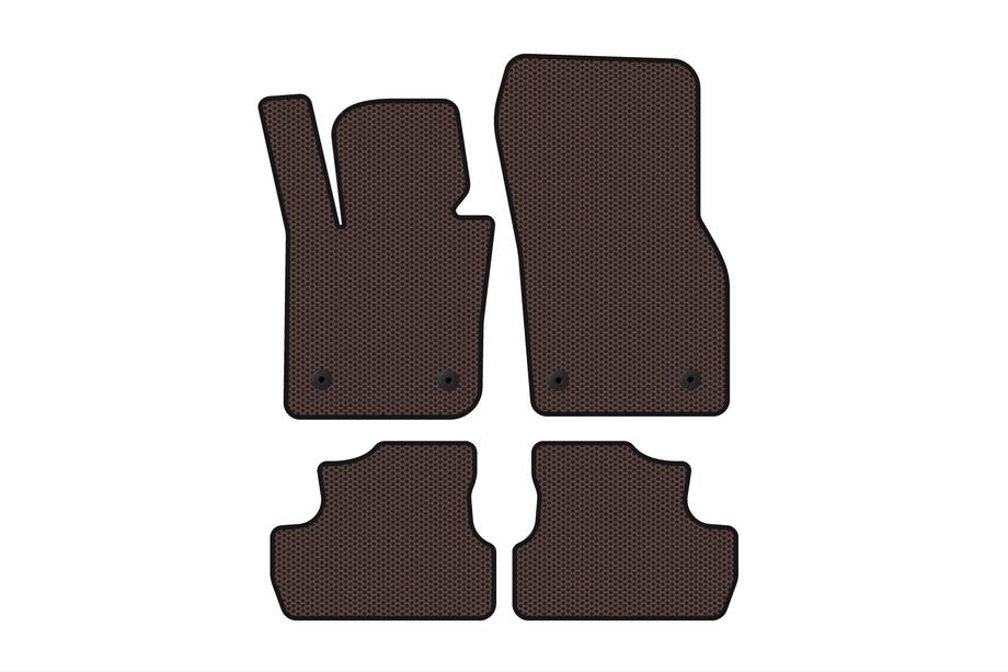 Mini Cooper F55/56/57 2014–2023 Carsuit gumijaste preproge za notranjost (za S F56, rjave) Image