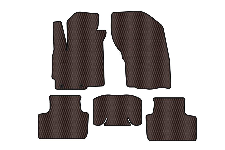 Mitsubishi ASX 2010–2023 Gumijasti tepihi Carsuit (2019-2023, rjavi) Fotografija 1