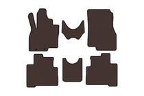 Mitsubishi Grandis 2003–2011 Carsuit gumijaste preproge za notranjost (2 vrsti, rjave) fotografija 1