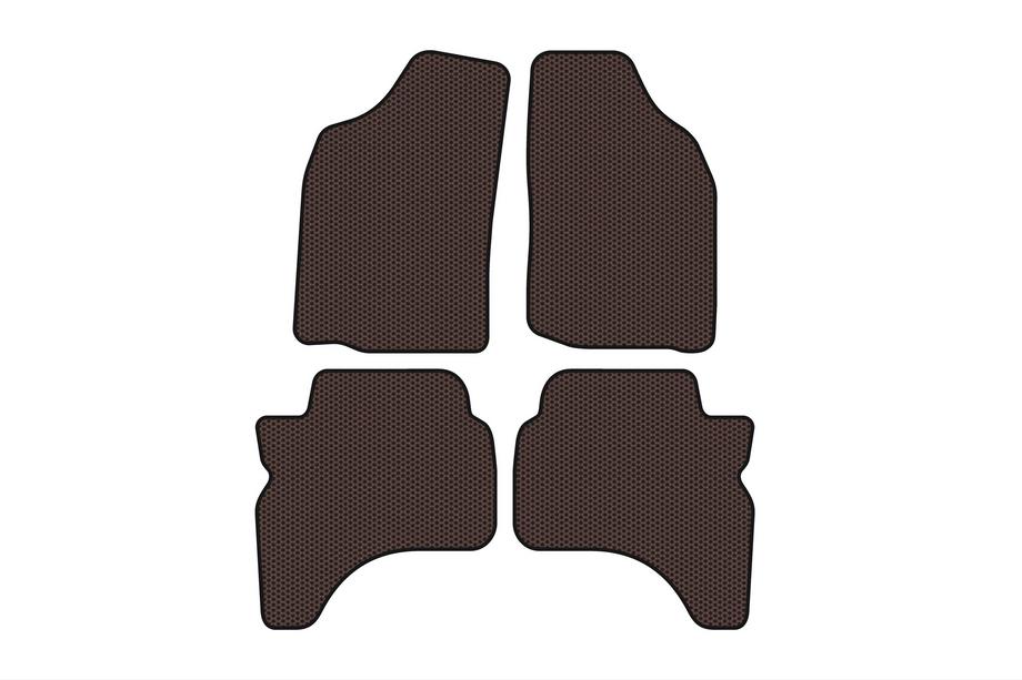 Mitsubishi L200 1996–2006 Gumijasti tepihi Carsuit (Rjavi) Fotografija 1
