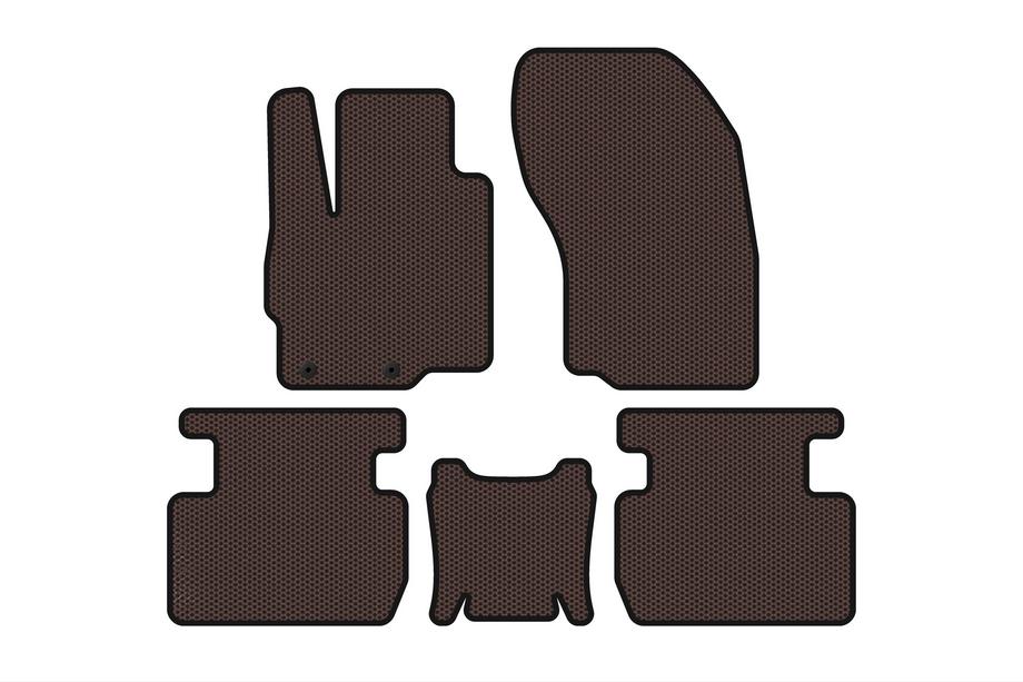 Mitsubishi Outlander 2021– Gumijasti tepihi Carsuit (Rjavi) Image