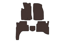 Mitsubishi Pajero Sport 1996–2007 Gumijasti tepihi Carsuit (Rjavi) fotografija 1
