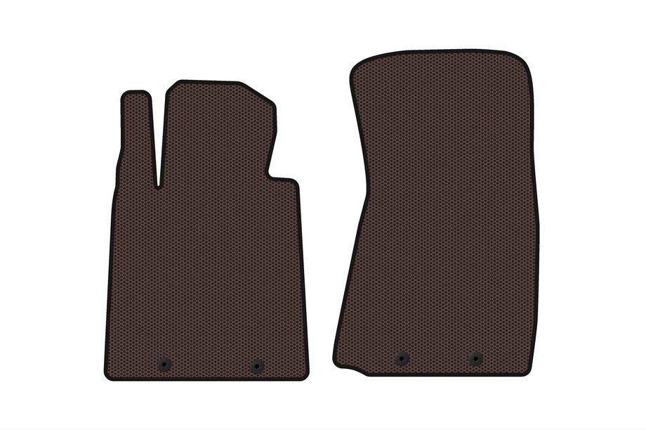 Nissan 370Z 2008–2021 Carsuit gumijasti tepihi za notranjost (Coupé, rjavi) Image