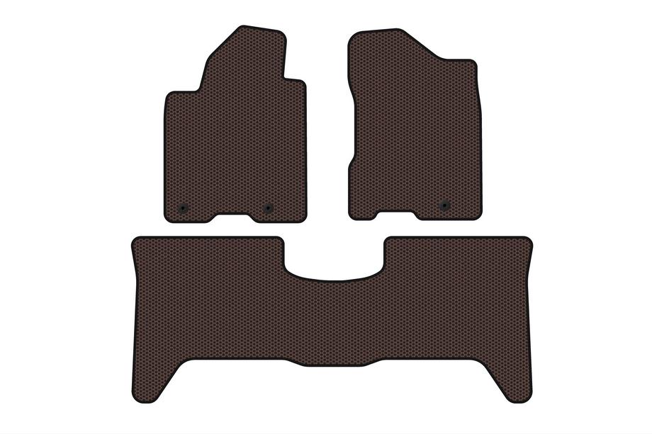 Nissan Armada 2003–2015 Gumijasti tepihi Carsuit (2 vrsti, 2003-2008, rjavi) Fotografija 1