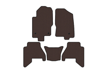 Nissan Pathfinder R51 2005–2014 Gumijaste preproge za avto Carsuit V2 (2 vrsti, rjava, 2010-2014) fotografija 1