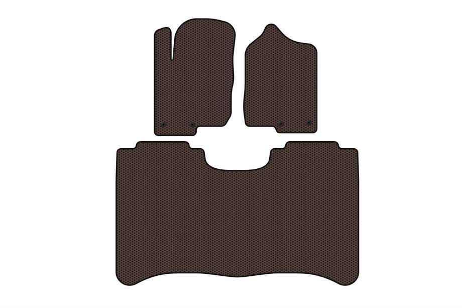 Nissan Titan 2004–2011 Gumijasti tepihi Carsuit (Rjavi) Fotografija 1
