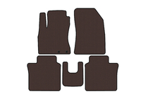 Nissan Note 2012–2020 Gumijaste talne preproge Carsuit (HB, rjave) fotografija 1