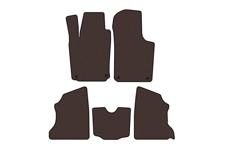 Opel Combo 2002–2012 Gumijasti tepihi Carsuit (Rjavi) Image