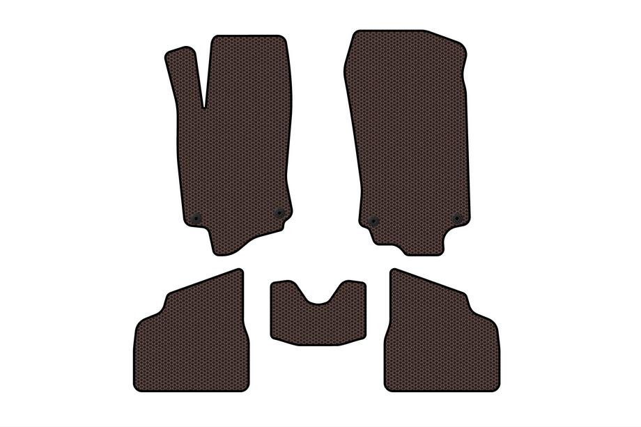 Opel Corsa C 2000–2006 Gumijasti tepihi Carsuit (Rjavi) Image