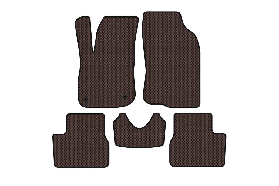 Peugeot 2008 2013–2019 Gumijasti tepihi Carsuit (Rjavi) Image