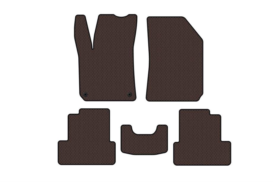 Peugeot 308 2014–2021 Gumijasti tepihi za avto Carsuit (rjavi, HB) Image