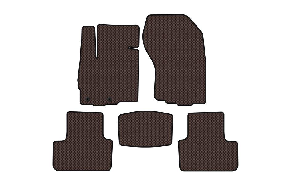 Peugeot 4008 2012–2017 Gumijasti tepihi Carsuit (Rjavi) Image