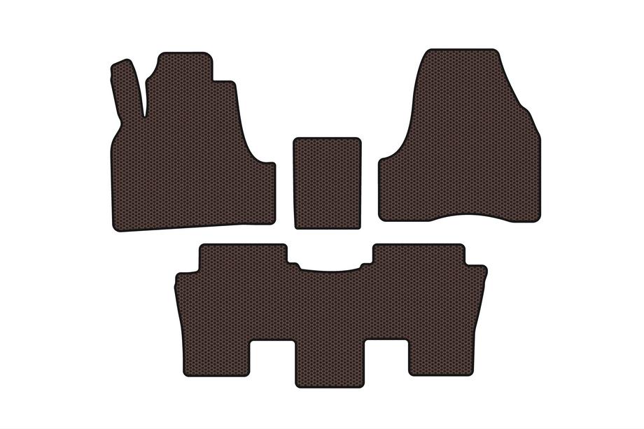 Peugeot 807 2002–2014 Gumijasti tepihi Carsuit (Rjavi) Image