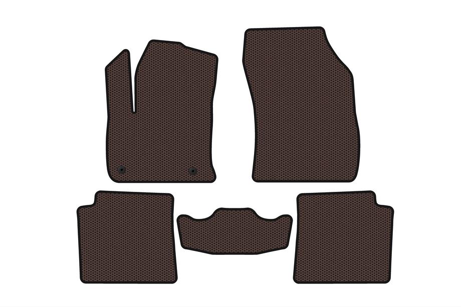 Peugeot 2008 2019– Gumijasti avtomobilski tepihi za kabino Carsuit V1 (Electro, rjava) Image