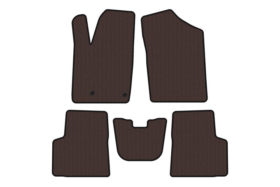 Peugeot Partner 1996–2008 Gumijasti tepihi Carsuit (Rjavi) Image