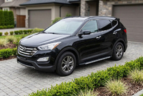 Hyundai Santa Fe 3 2012–2018 Bočne stopnice Duru (2 kosa, aluminij) fotografija 1