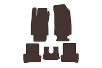Renault Clio III 2005–2012 Gumijasti tepihi Carsuit (Rjavi) fotografija 1