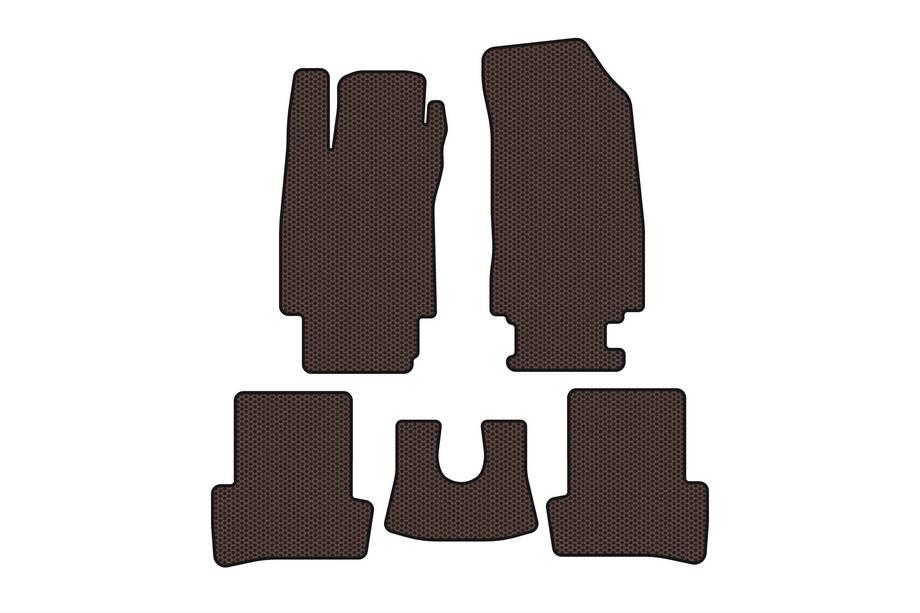Renault Clio III 2005–2012 Gumijasti tepihi Carsuit (Rjavi) Image