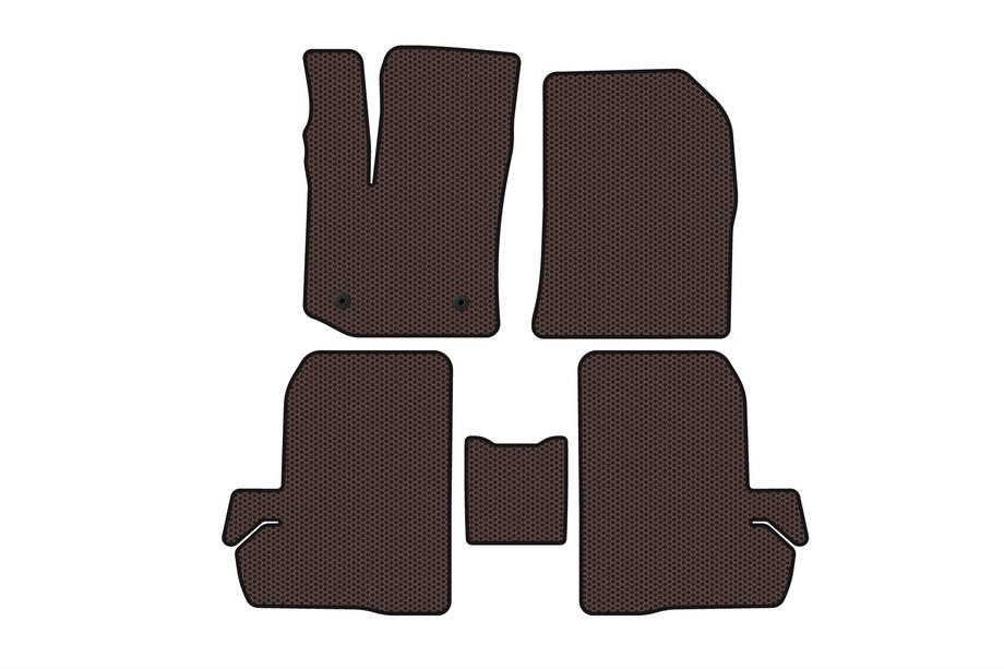 Renault Dokker 2013–2022 Gumijasti tepihi Carsuit (Rjavi) Image