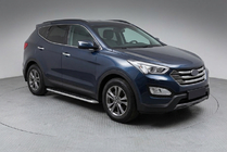 Hyundai Santa Fe 3 2012–2018 Stranski pragovi Maydos V1 (2 kos, aluminij ↗ nerjaveče jeklo) fotografija 1