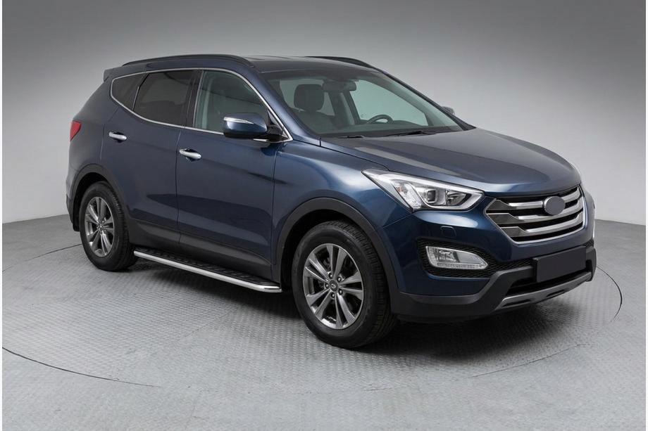 Hyundai Santa Fe 3 2012–2018 Stranski pragovi Maydos V1 (2 kos, aluminij ↗ nerjaveče jeklo) Image