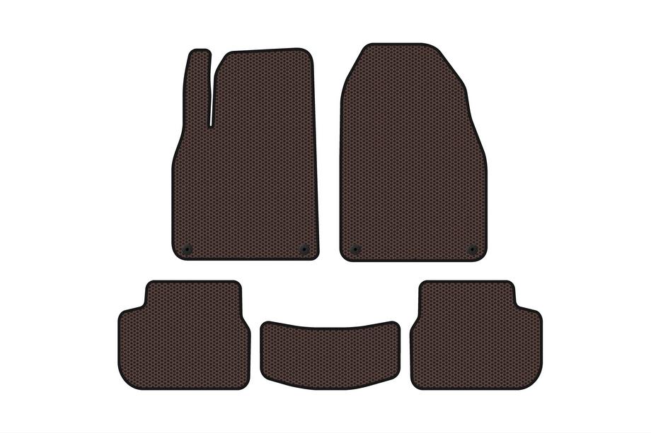 Saab 9-3 2002–2014 Gumijasti tepihi Carsuit (Rjavi) Image