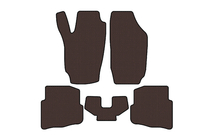 Seat Ibiza 2002–2009 Gumijasti tepihi Carsuit (Rjavi) fotografija 1