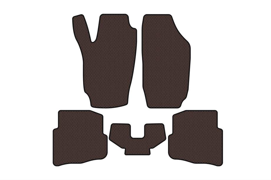Seat Ibiza 2002–2009 Gumijasti tepihi Carsuit (Rjavi) Image