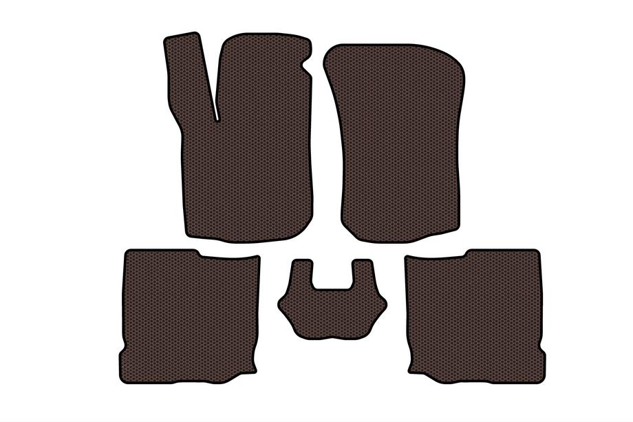 Seat Leon 1999–2005 Gumijasti tepihi Carsuit (HB, 5-vratni, rjavi) Image