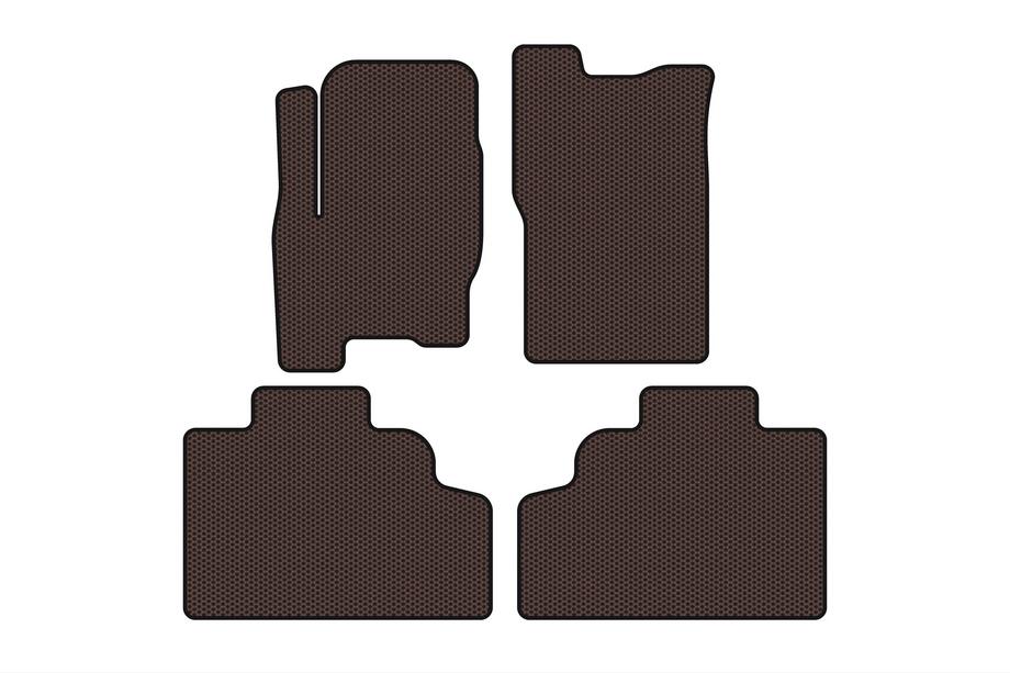 SsangYong Korando 1997–2006 Gumijasti tepihi Carsuit (Rjavi) Image