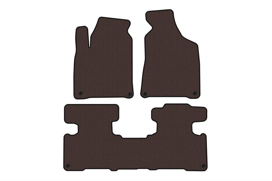 SsangYong Korando 2010–2019 Gumijasti tepihi Carsuit (2010-2016, rjavi) Image