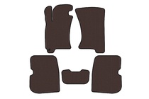 Subaru Forester 1997–2002 Gumijasti tepihi Carsuit (Rjavi) fotografija 1