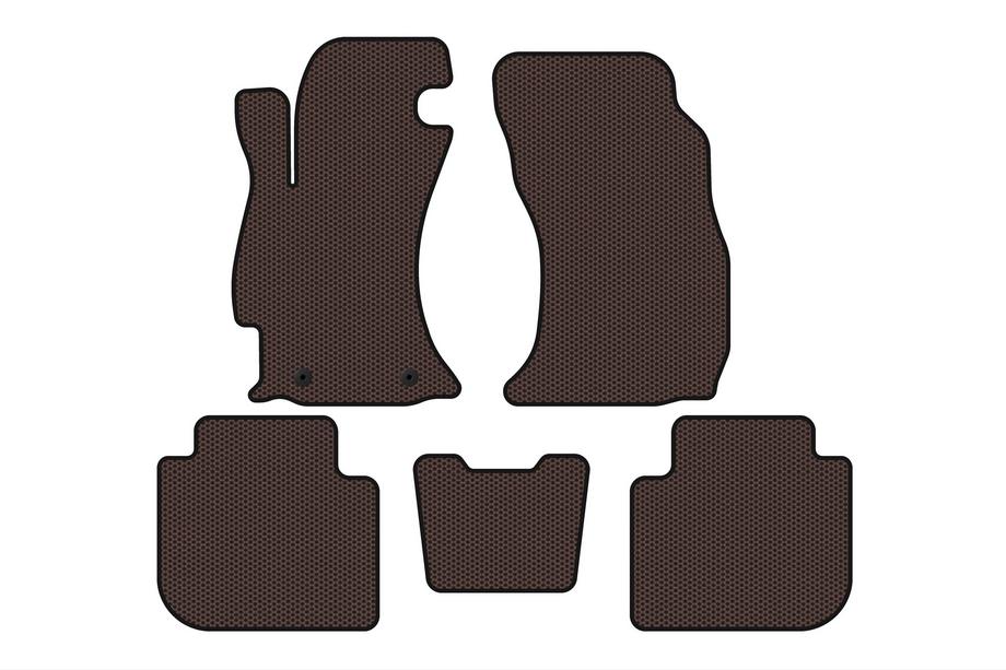 Subaru Forester 2013–2018 Gumijasti tepihi Carsuit za notranjost (2013-2017, rjavi) Fotografija 1